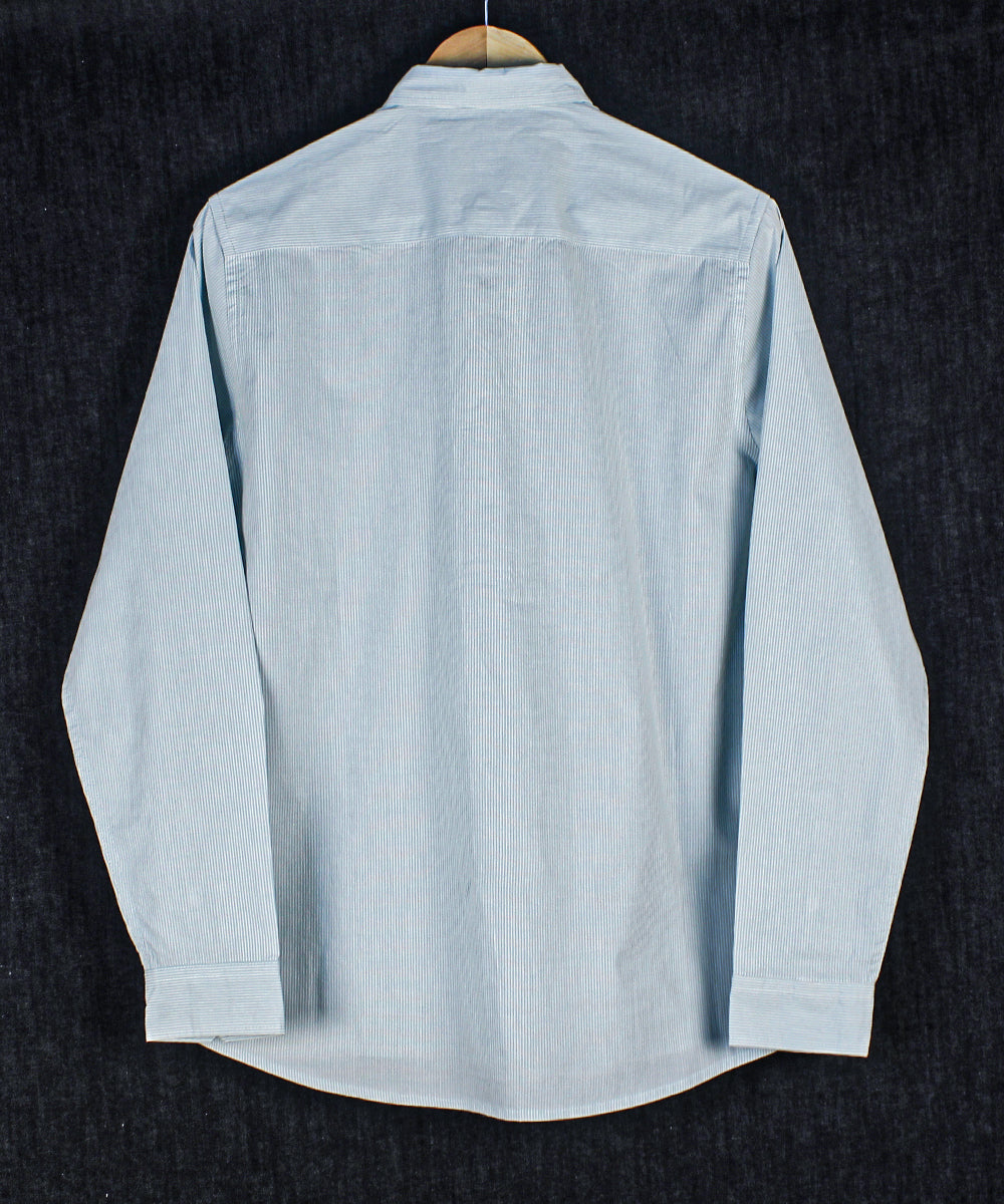 Aqua Stripe - Casual Shirt For Men