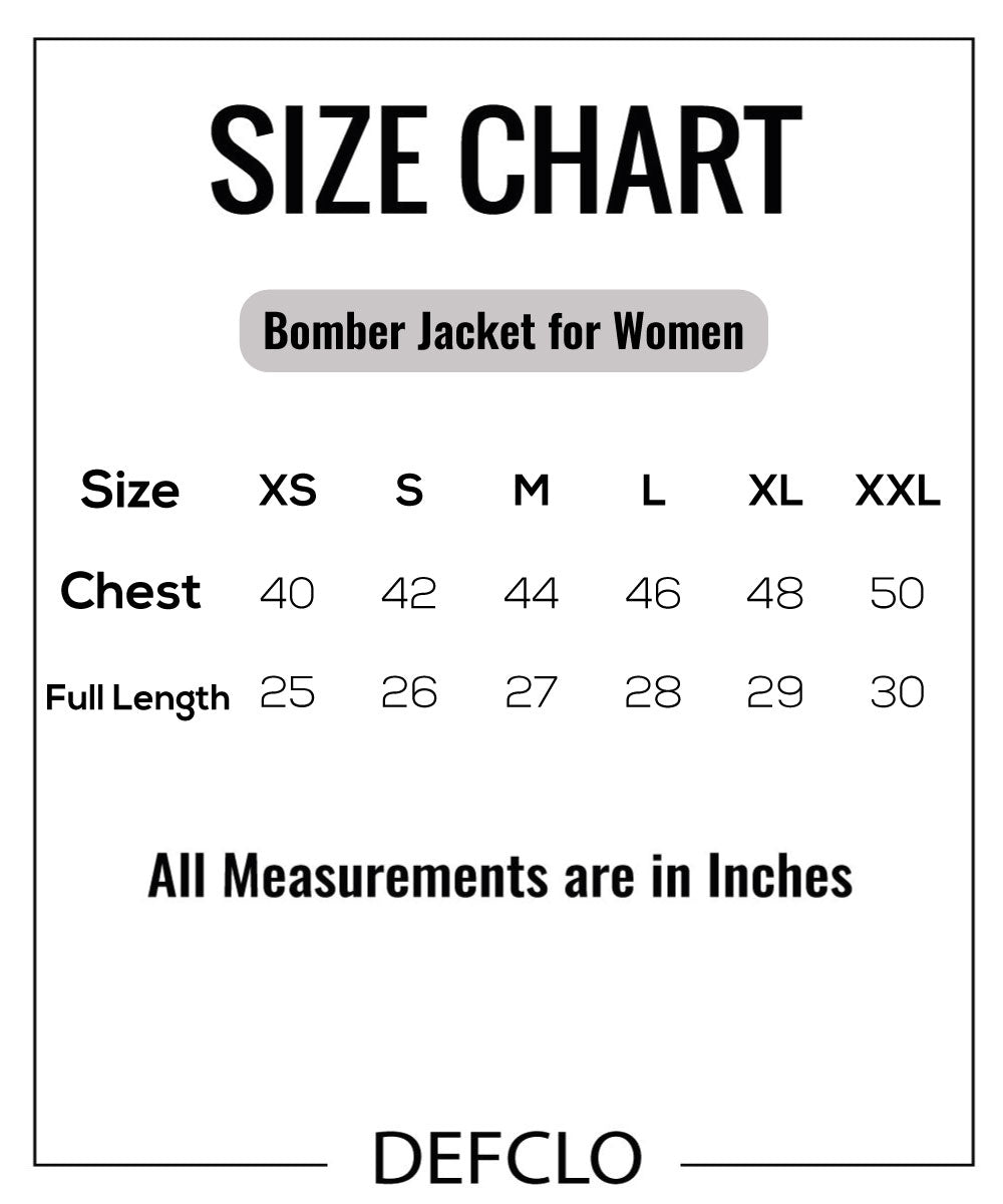 Bomber Jacket for Women - Brown