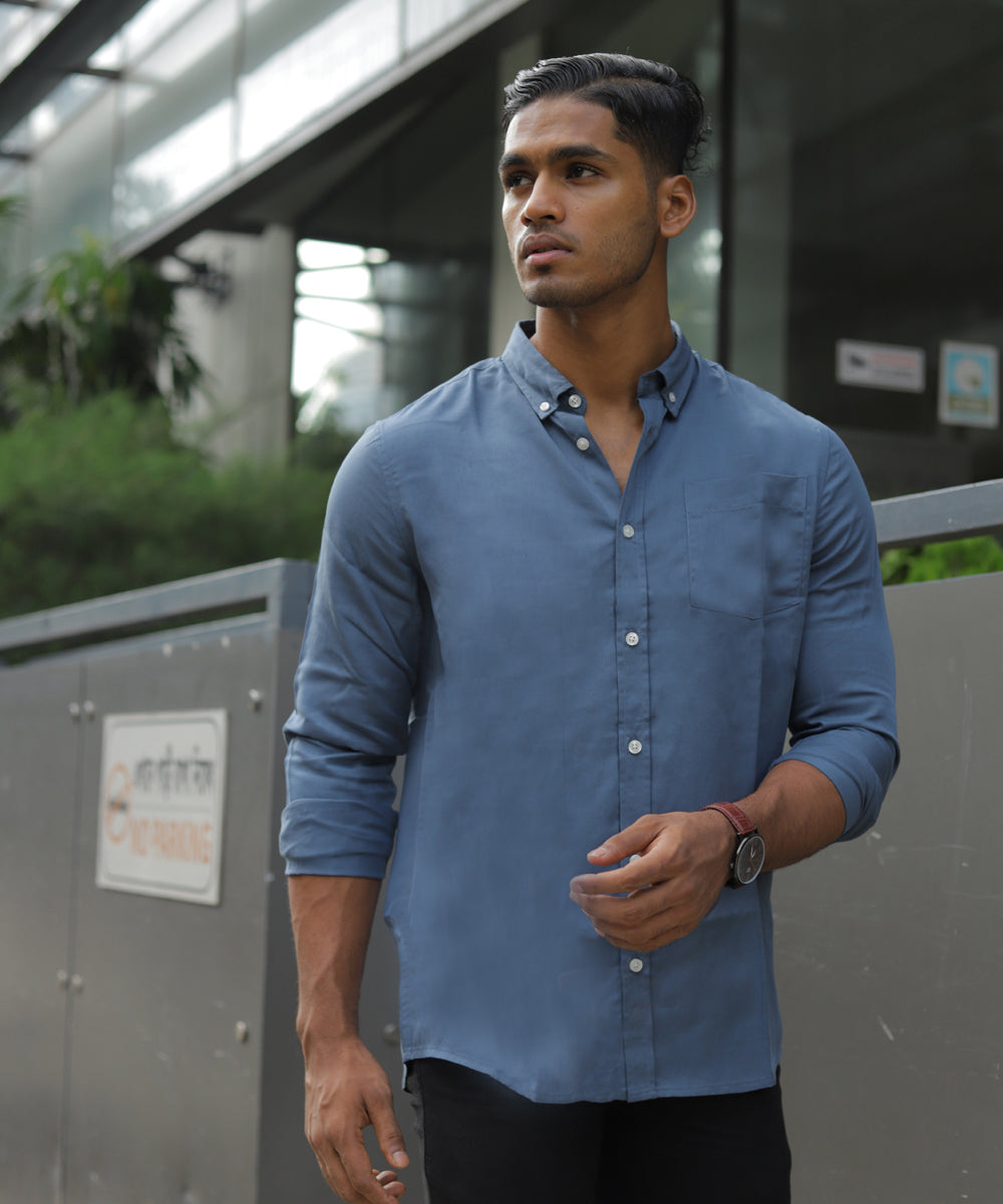 Casual Shirt - Uninhibited - Matte Blue