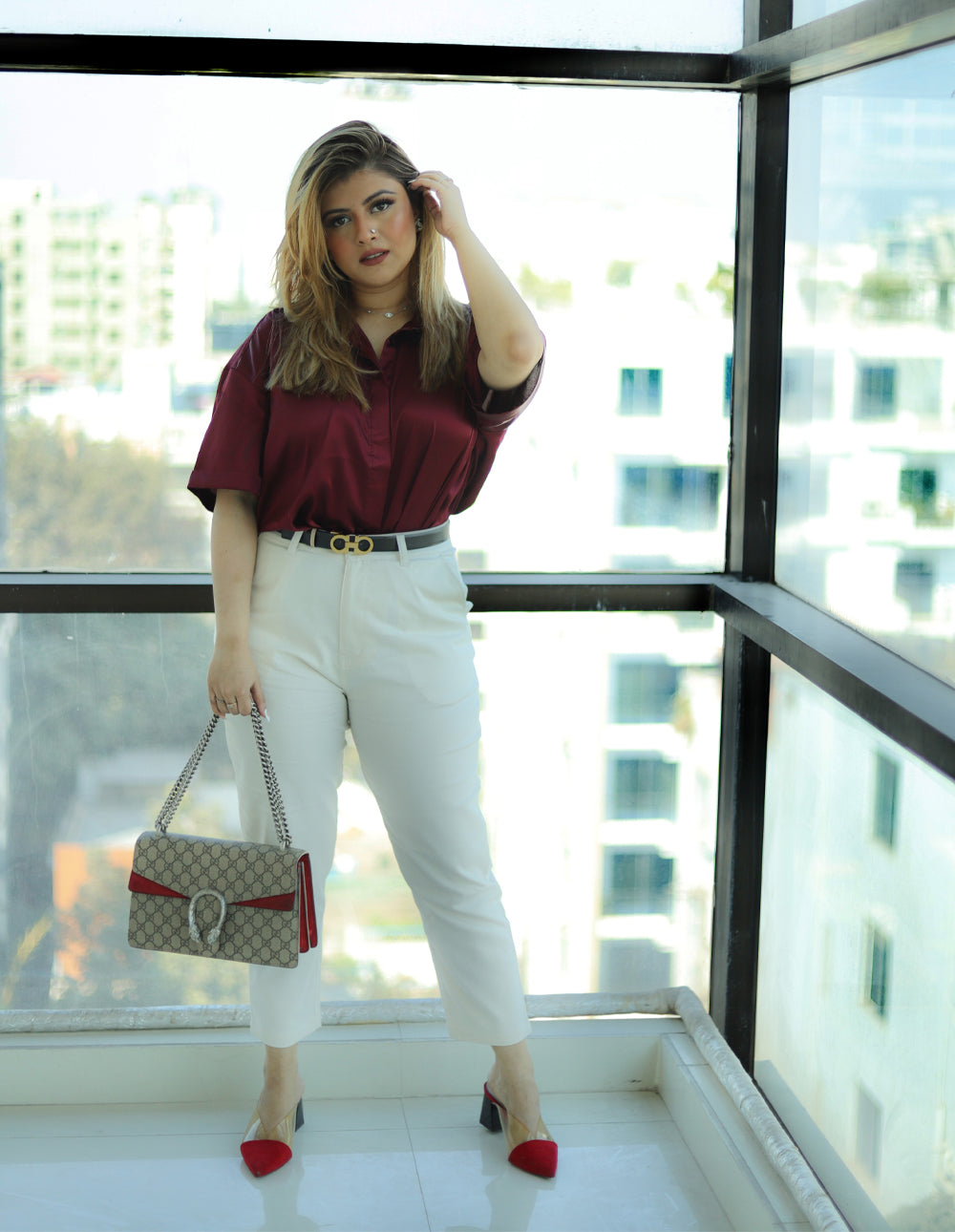 Spashe White Women's Pant Days Like This 4