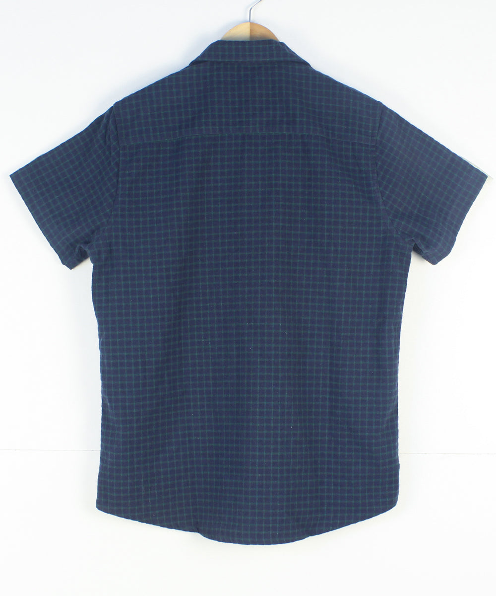 Men's Cuba Shirt - Navy/Green