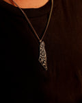 Map of Palestine Pendant Set