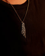 Map of Palestine Pendant Set
