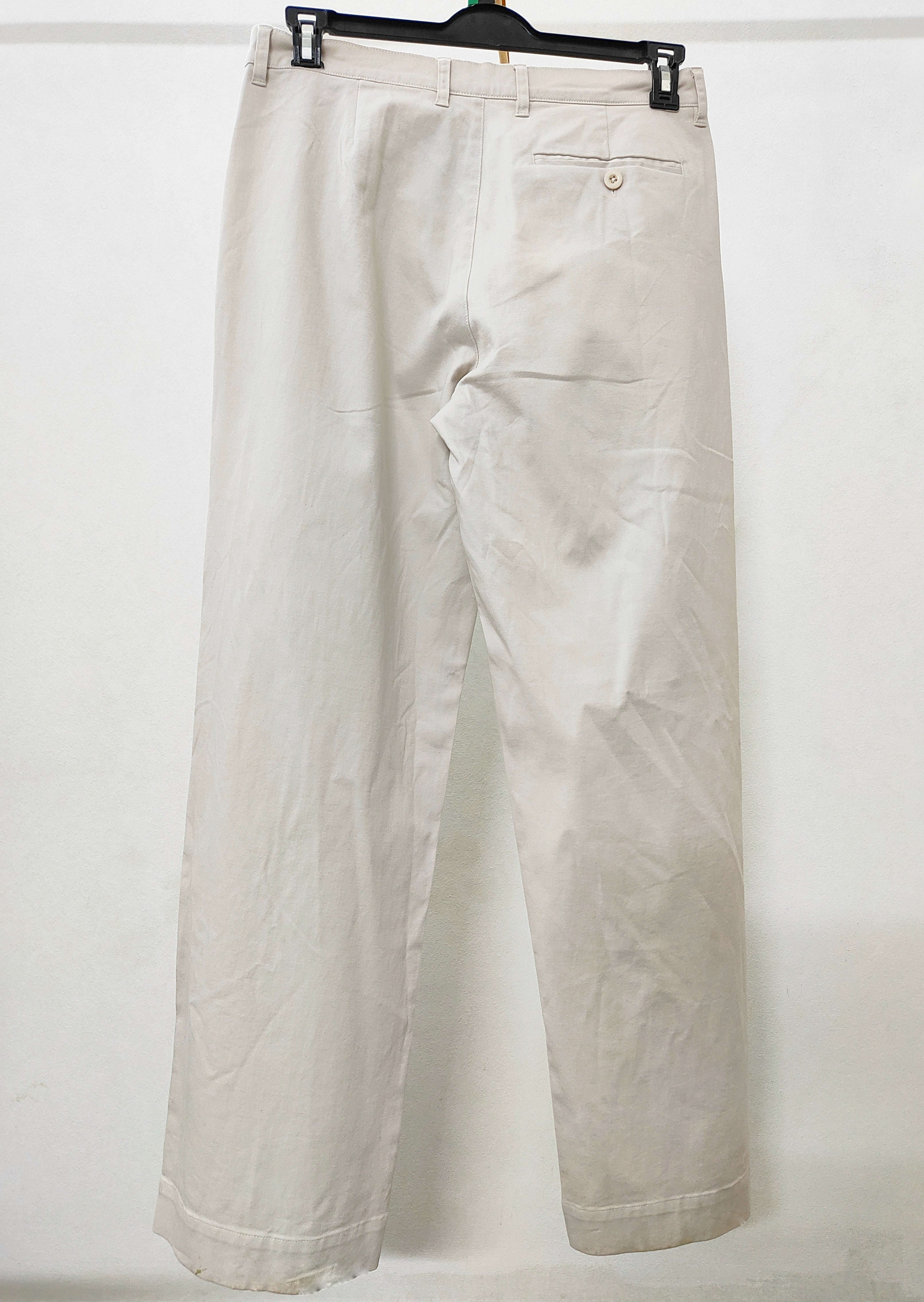 Wide Leg Pants For Men - Off White - Loose Fit
