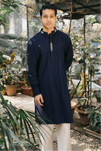 এজরান - ডার্ক অলিভ পাঞ্জাবি 