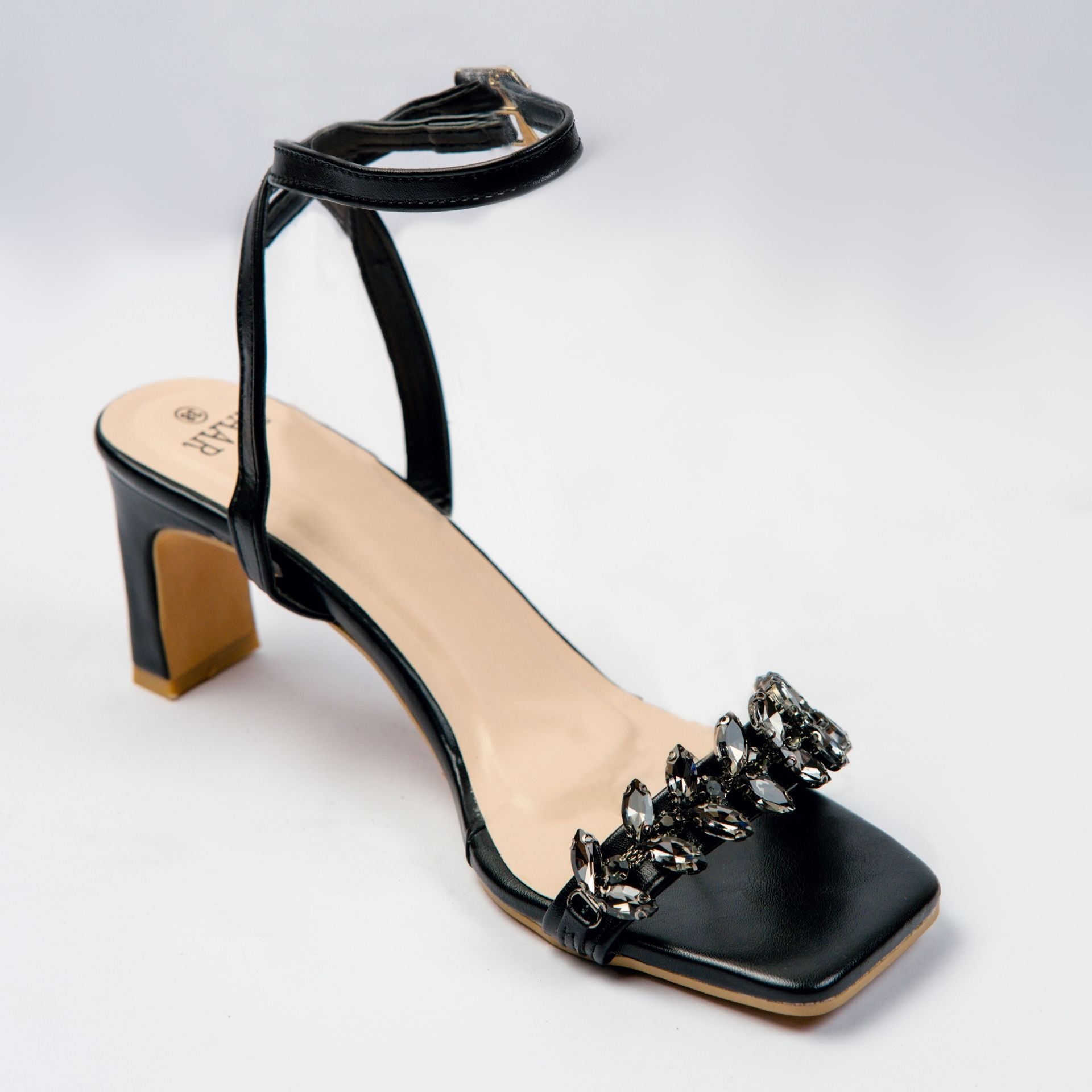 Diamond Dazzle Stilettos - Black