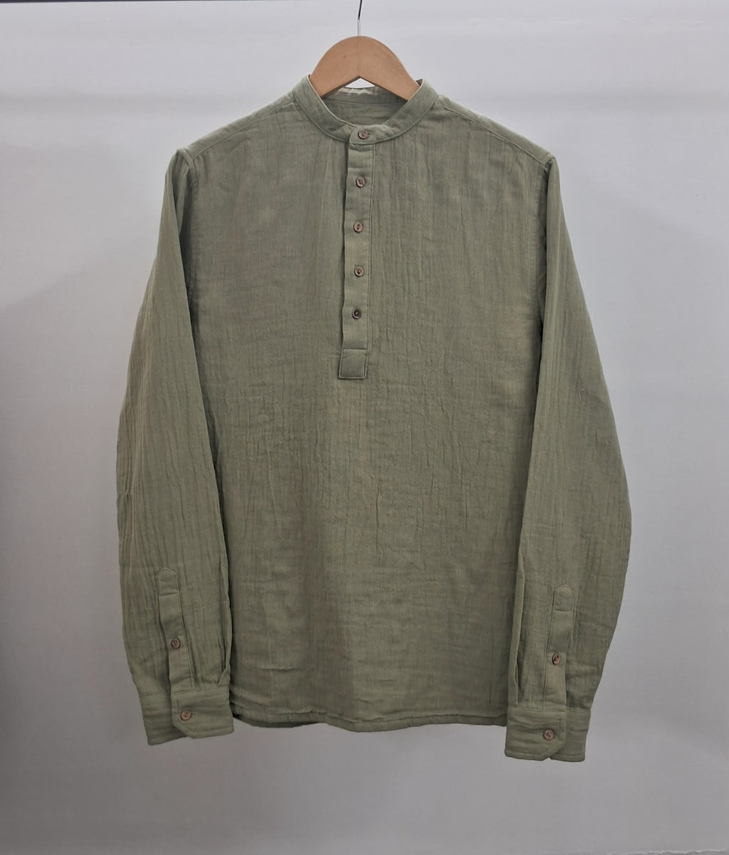 Waffle Henley Katua - Green
