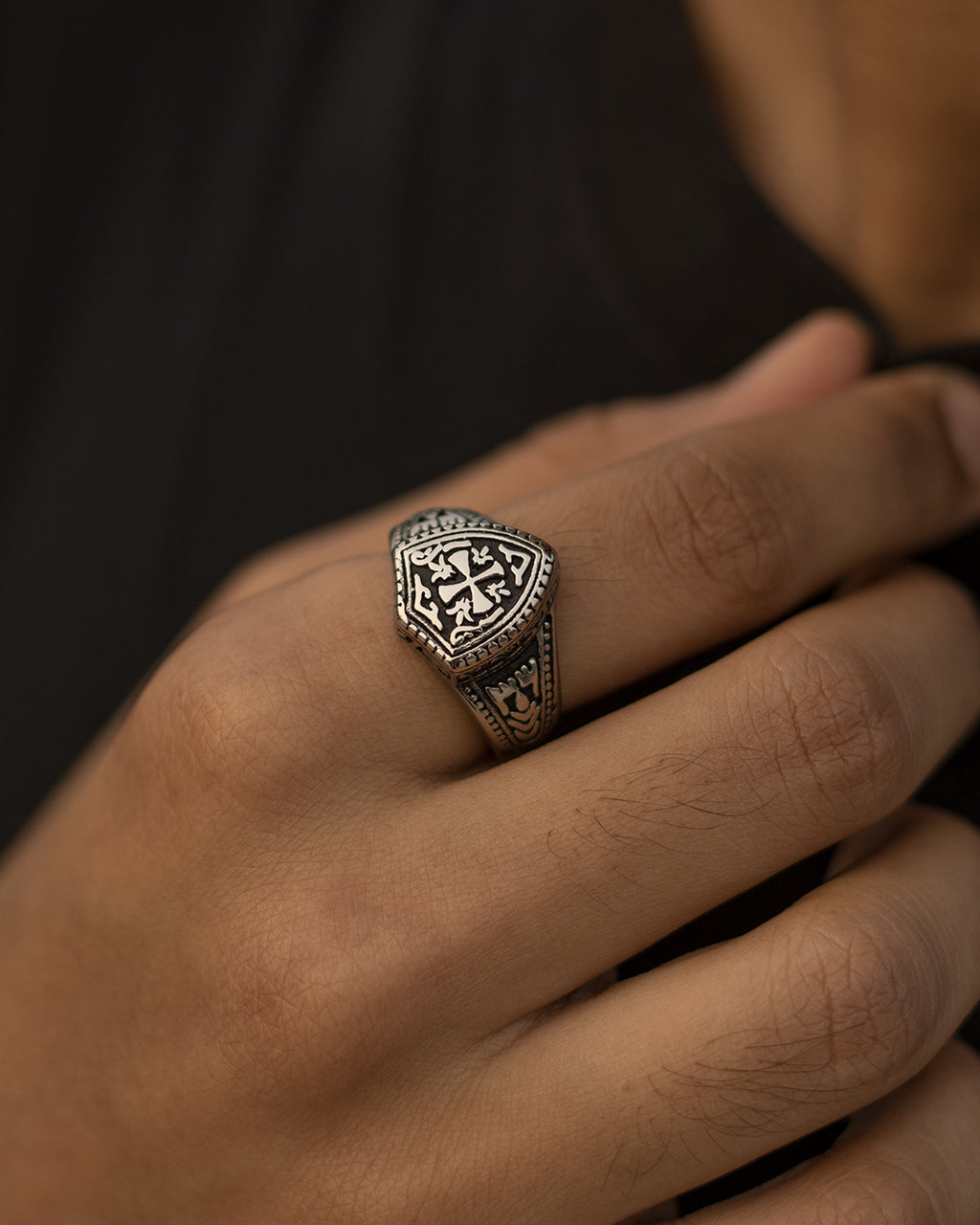 Crusader Shield Ring