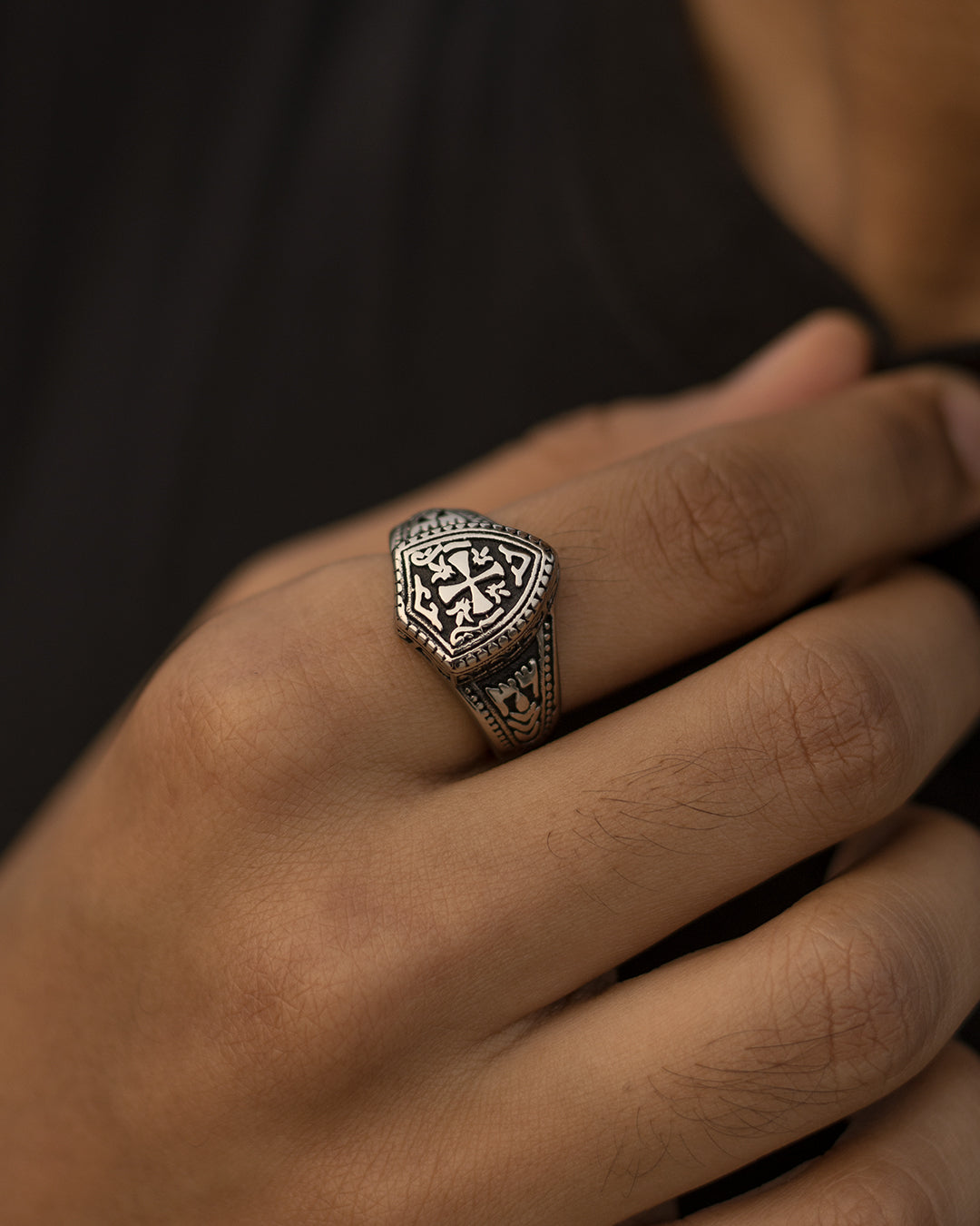 Crusader Shield Ring