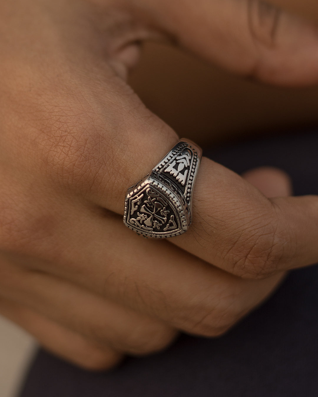 Crusader Shield Ring