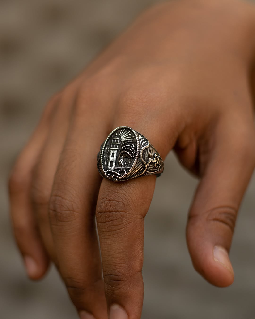 Gothic Lighthouse Ring