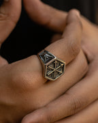 Three Arrowheads Ring