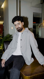 পুরুষদের জন্য কাইরান কোট ডিলাক্স - কালো টেক্সচারযুক্ত