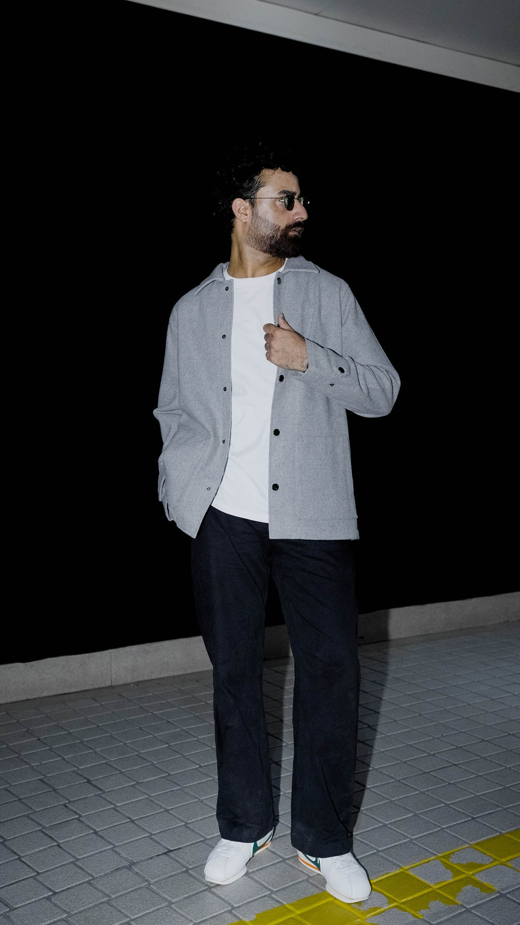 Kieran Coat Deluxe for Men - Light Grey