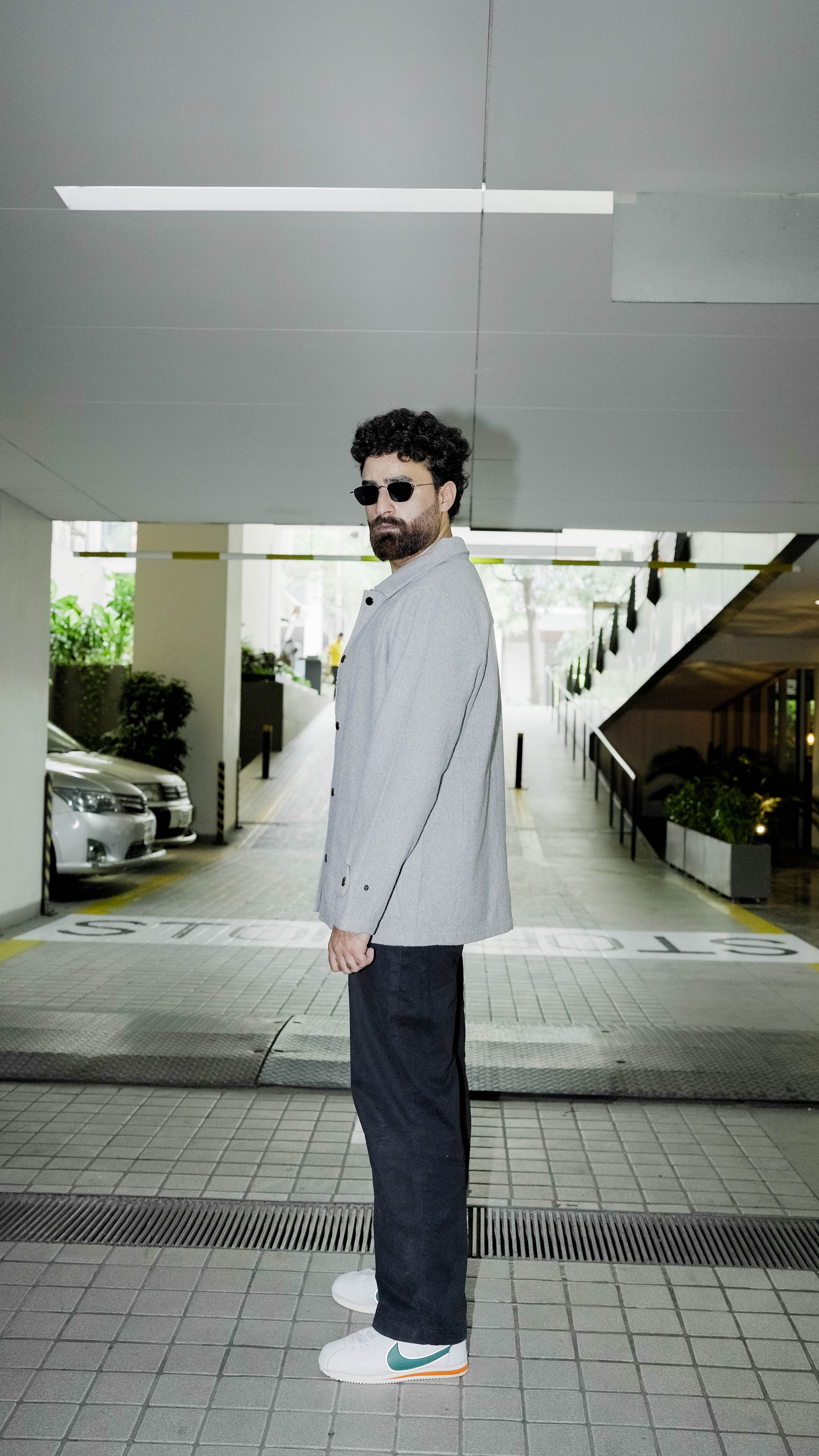 Kieran Coat Deluxe for Men - Light Grey