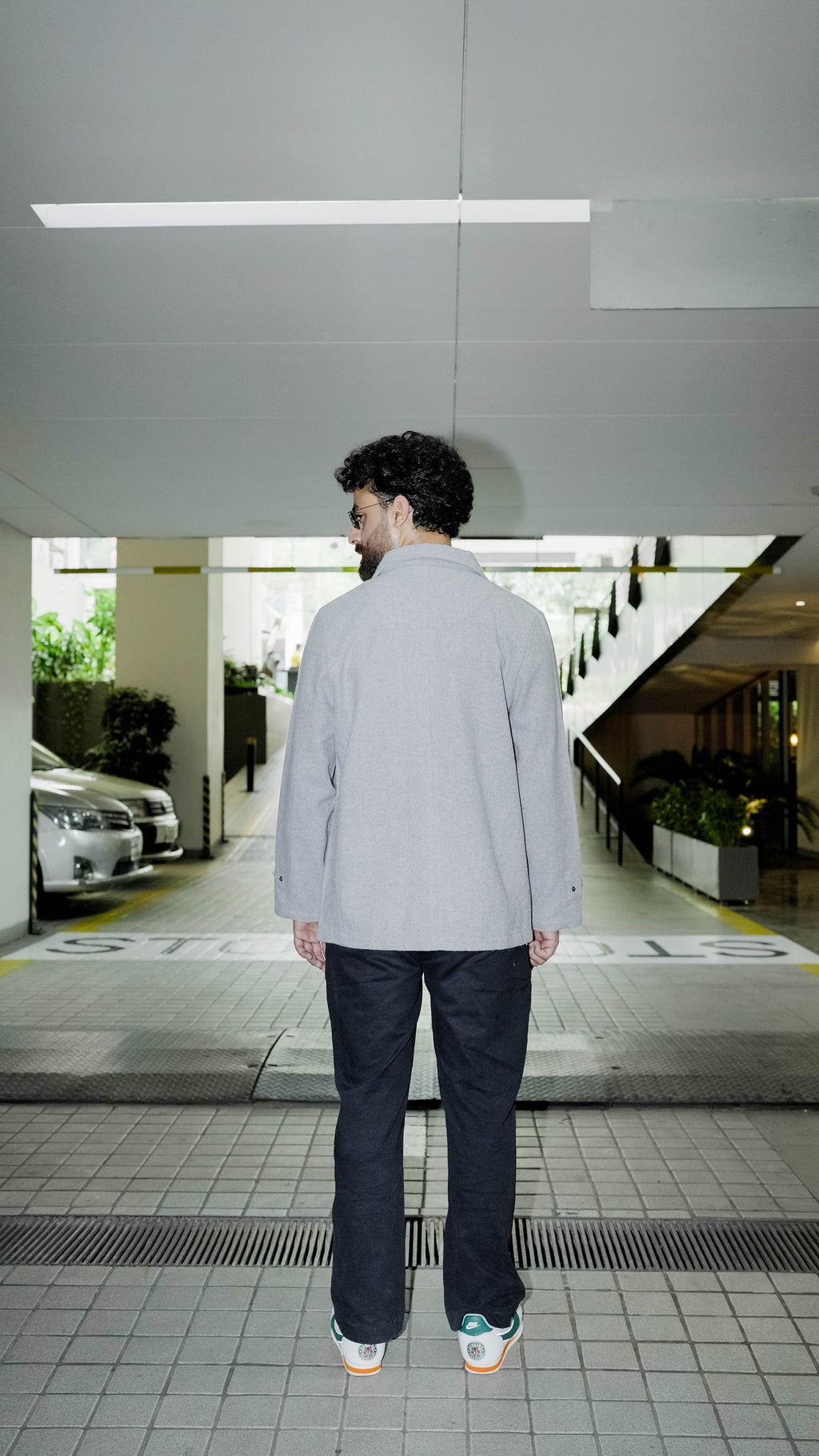 Kieran Coat Deluxe for Men - Light Grey