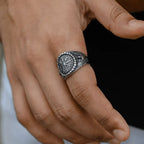 Trident Compass Ring