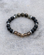 Multi Faceted Beads Bracelet