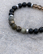 Multi Faceted Beads Bracelet