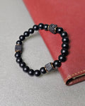 Dark Stone Beads Bracelet