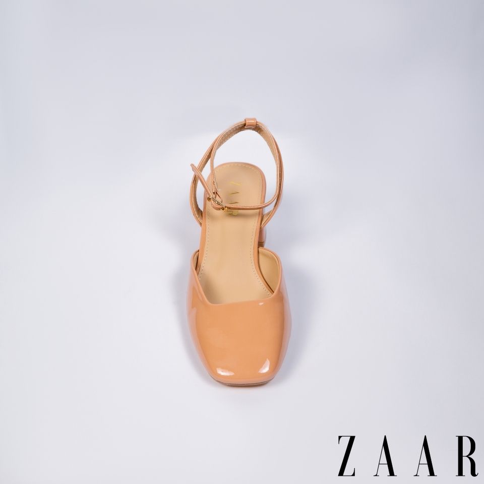 Block Heels with Buckles - Rose Bloom