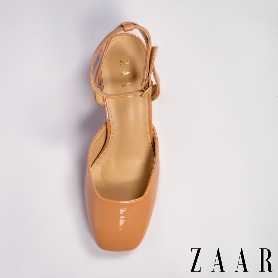 Block Heels with Buckles - Rose Bloom