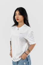 Water Repellent T-Shirt - 上質 Japanese Grade - Crew Neck - White Tee for Women