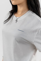Water Repellent T-Shirt - 上質 Japanese Grade - Crew Neck - White Tee for Women