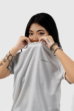 Water Repellent T-Shirt - 上質 Japanese Grade - Crew Neck - White Tee for Women