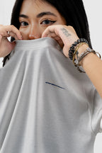 Water Repellent T-Shirt - 上質 Japanese Grade - Crew Neck - White Tee for Women