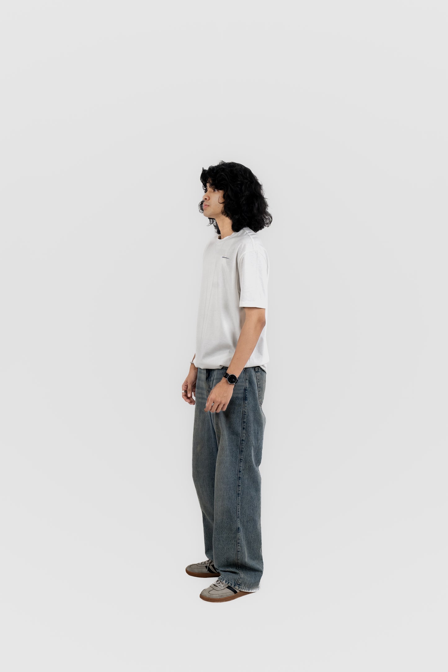 Water Repellent T-Shirt - 上質 Japanese Grade - White Regular Fit for Men