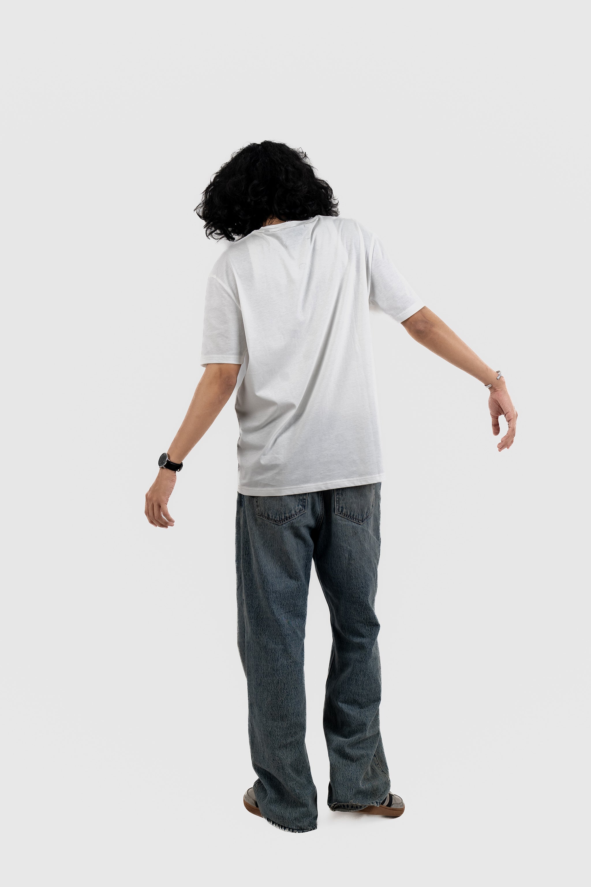 Water Repellent T-Shirt - 上質 Japanese Grade - Crew Neck - White Tee for Men