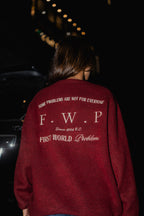 Copenhagen Crimson - FWP Scandi Academy Crew Knit Sweater - Unisex