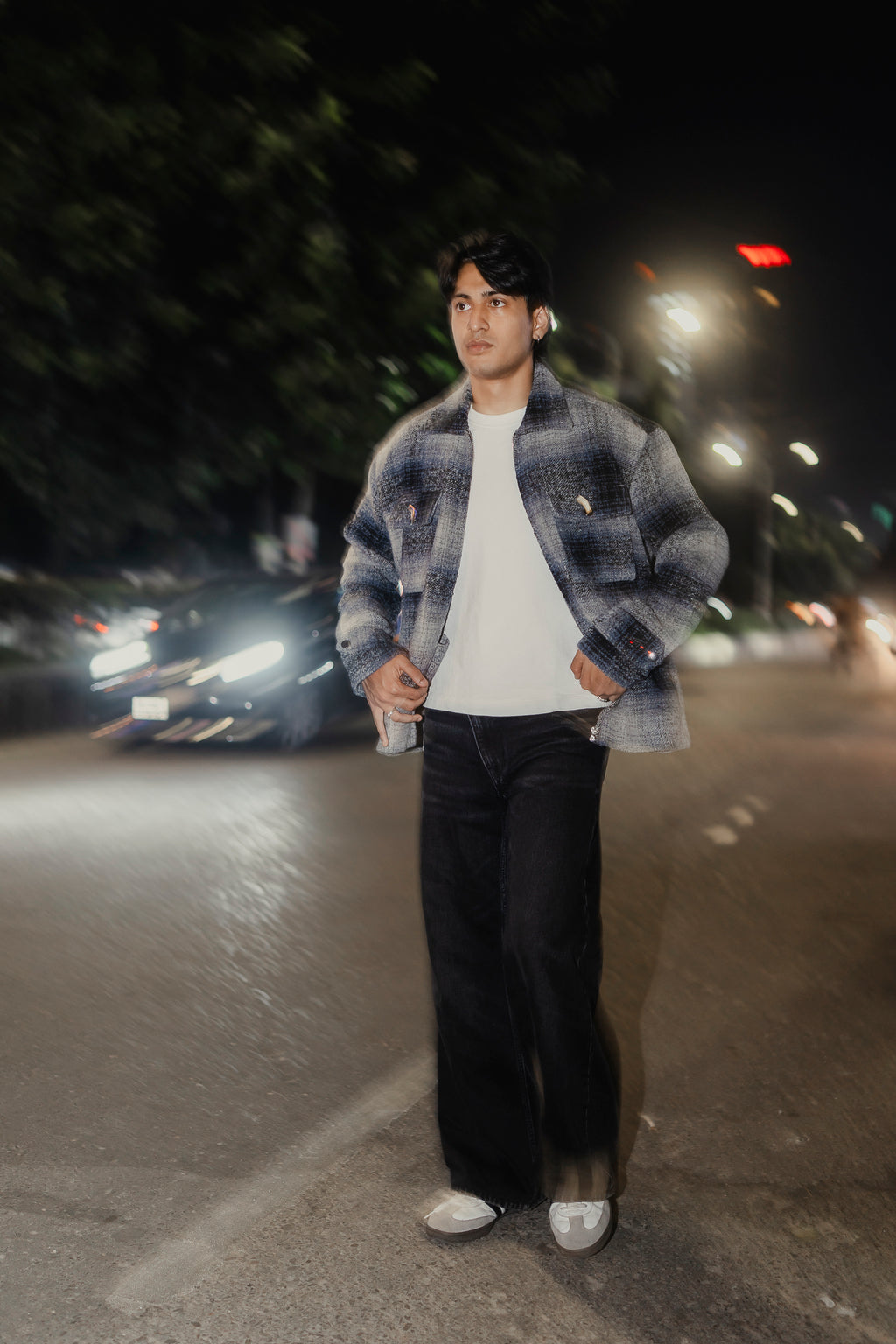 Reykjavík - Weave Textured Jacket For Men - Blue