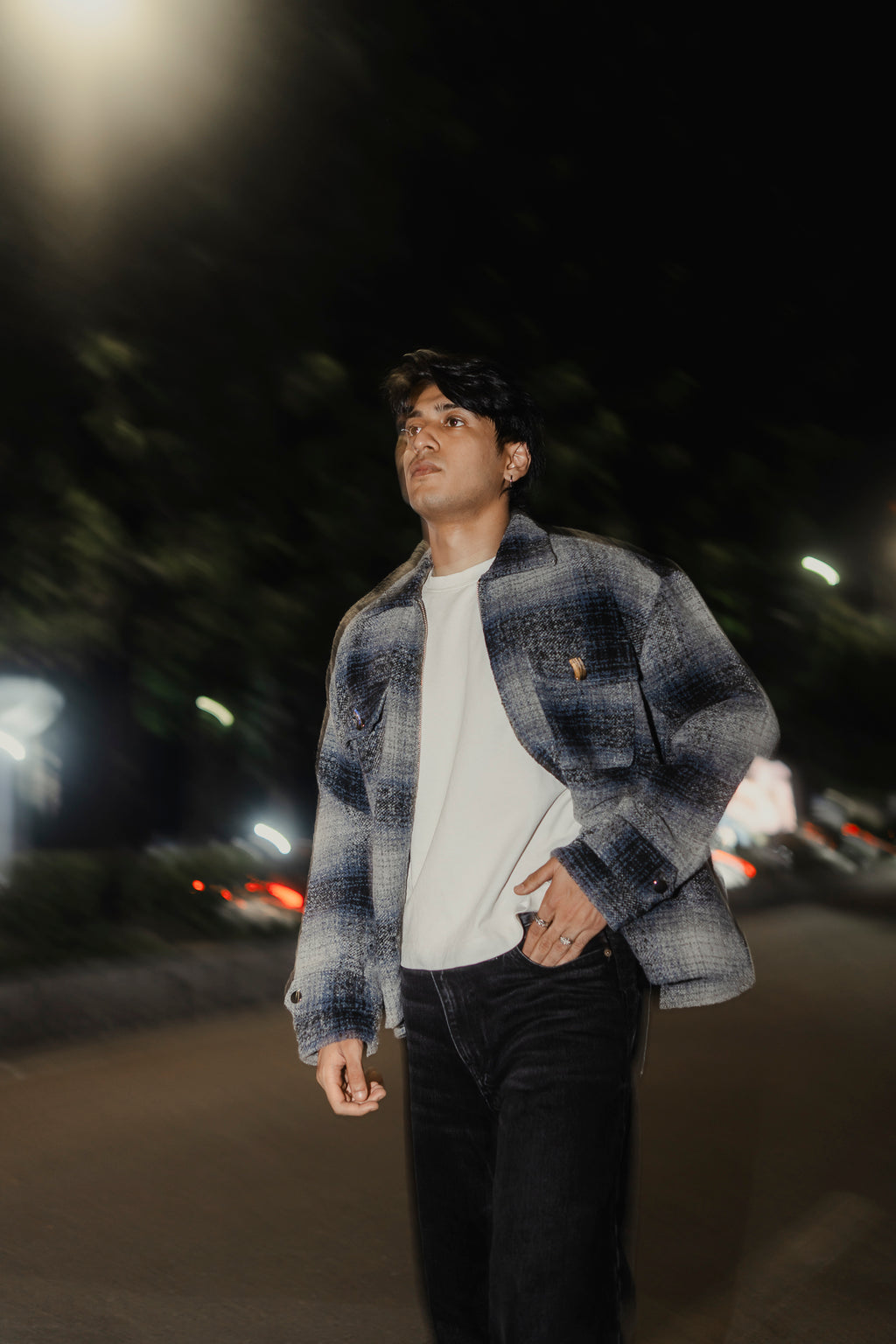 Reykjavík - Weave Textured Jacket For Men - Blue