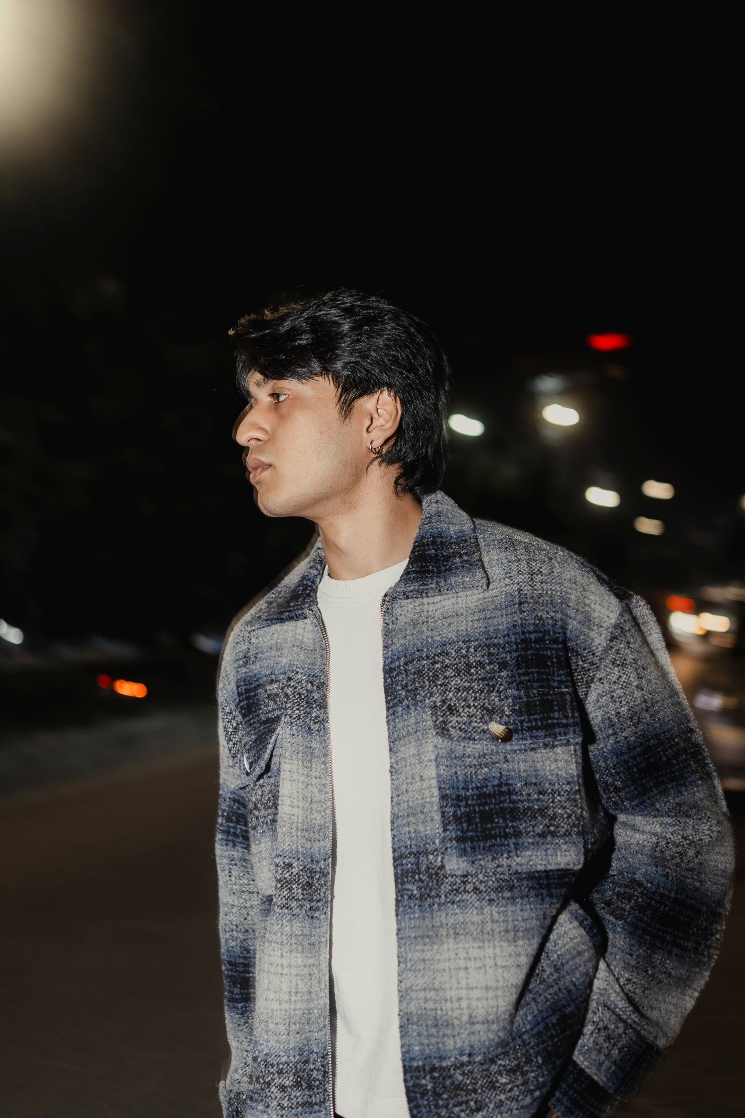 Reykjavík - Weave Textured Jacket For Men - Blue