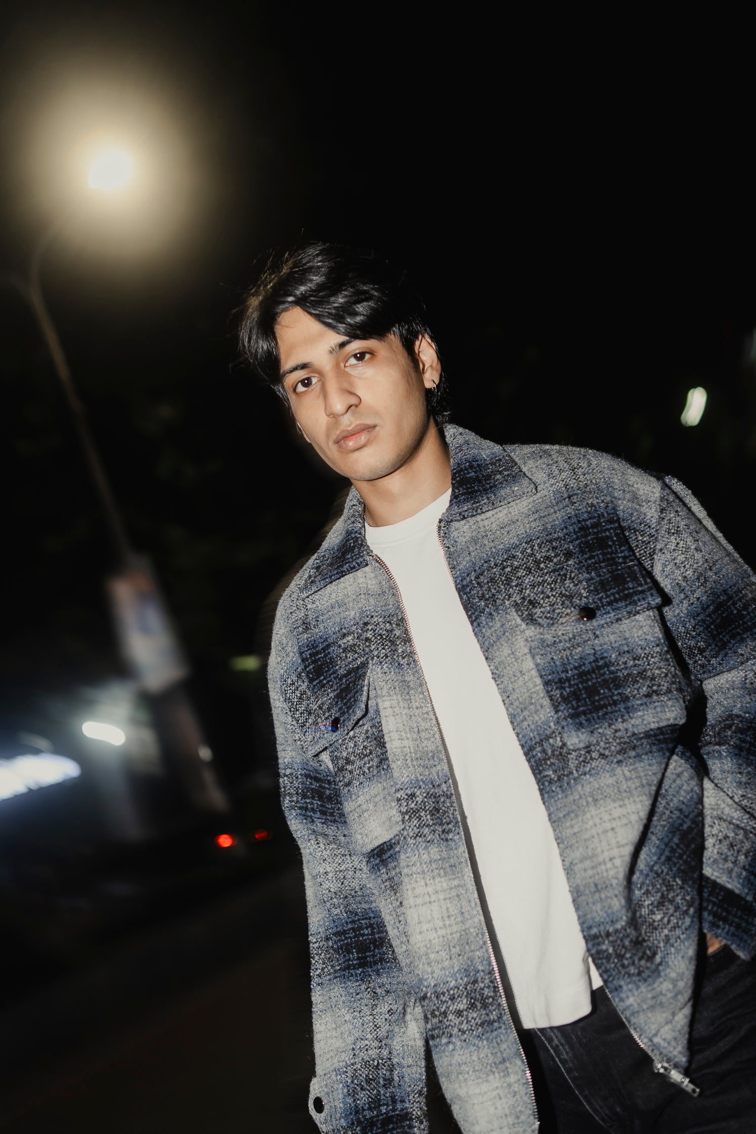 Reykjavík - Weave Textured Jacket For Men - Blue