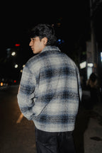 Reykjavík - Weave Textured Jacket For Men - Blue