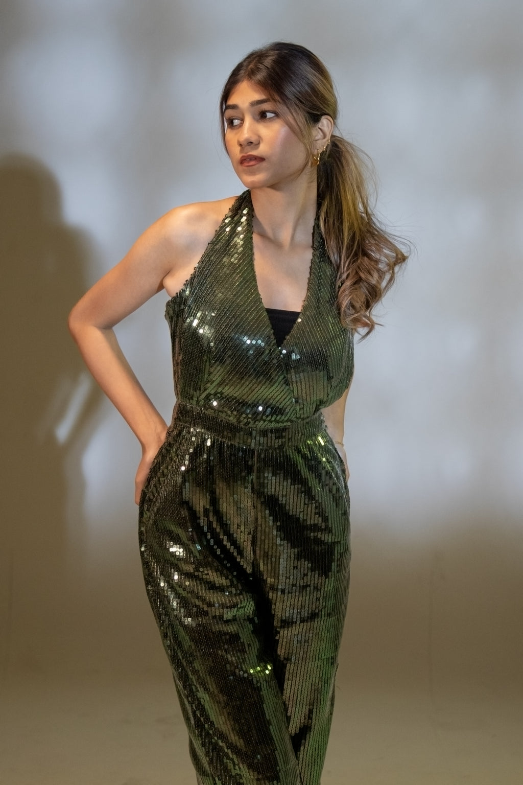 Aria - Shimmering Sequin Jumpsuit