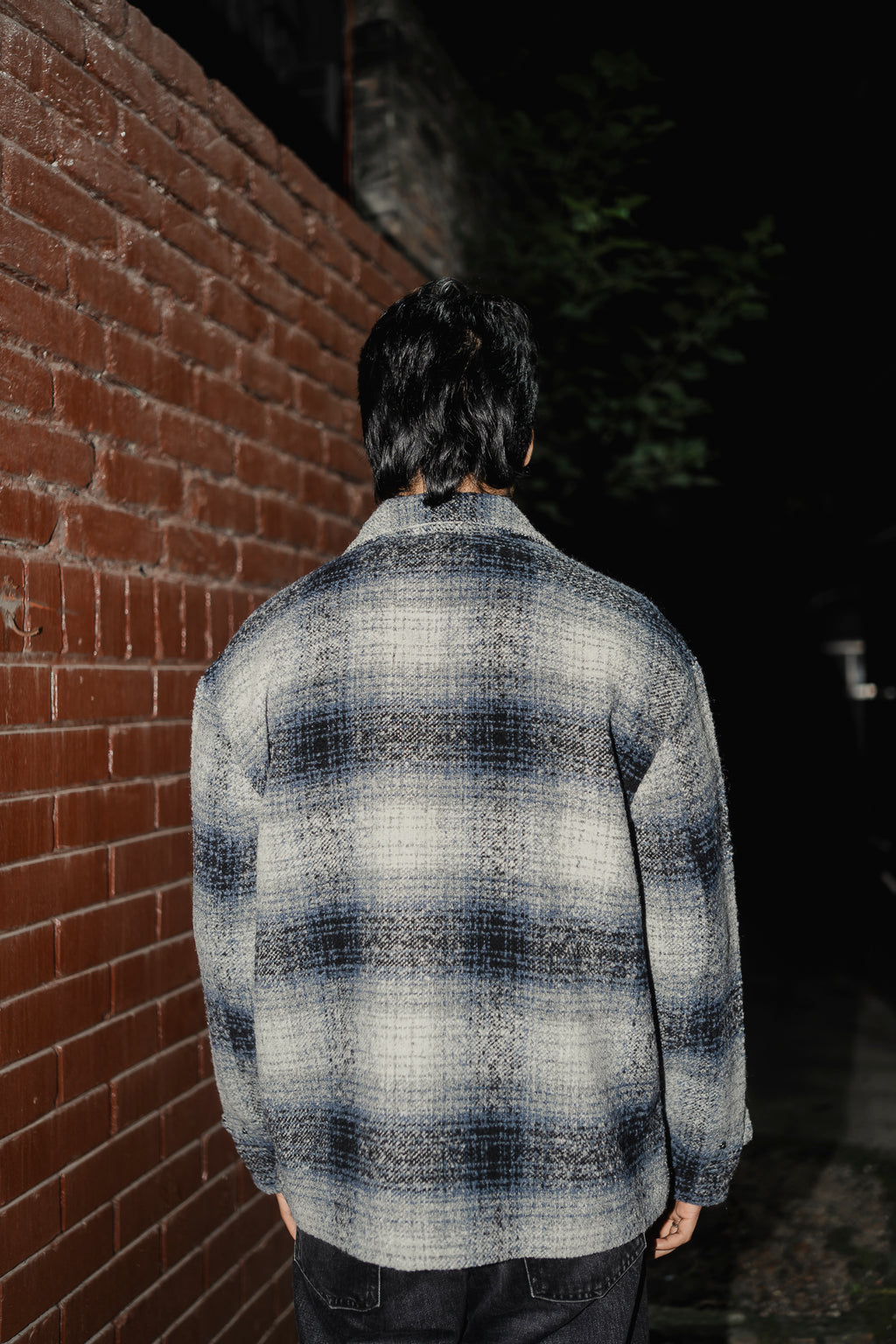 Reykjavík - Weave Textured Jacket For Men - Blue