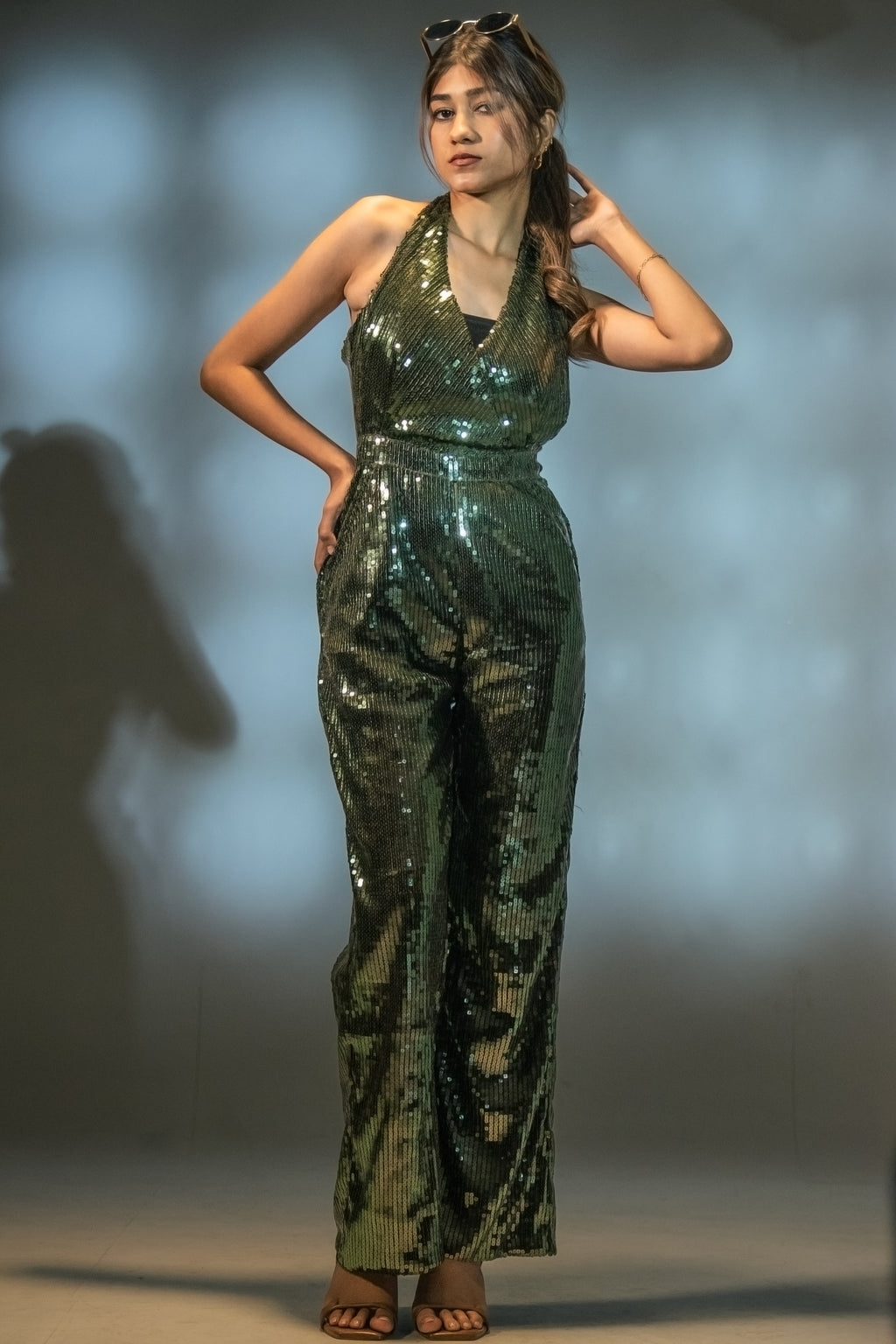 Aria - Shimmering Sequin Jumpsuit