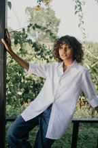 Oxford Formal / Casual Shirt - Unisex - White