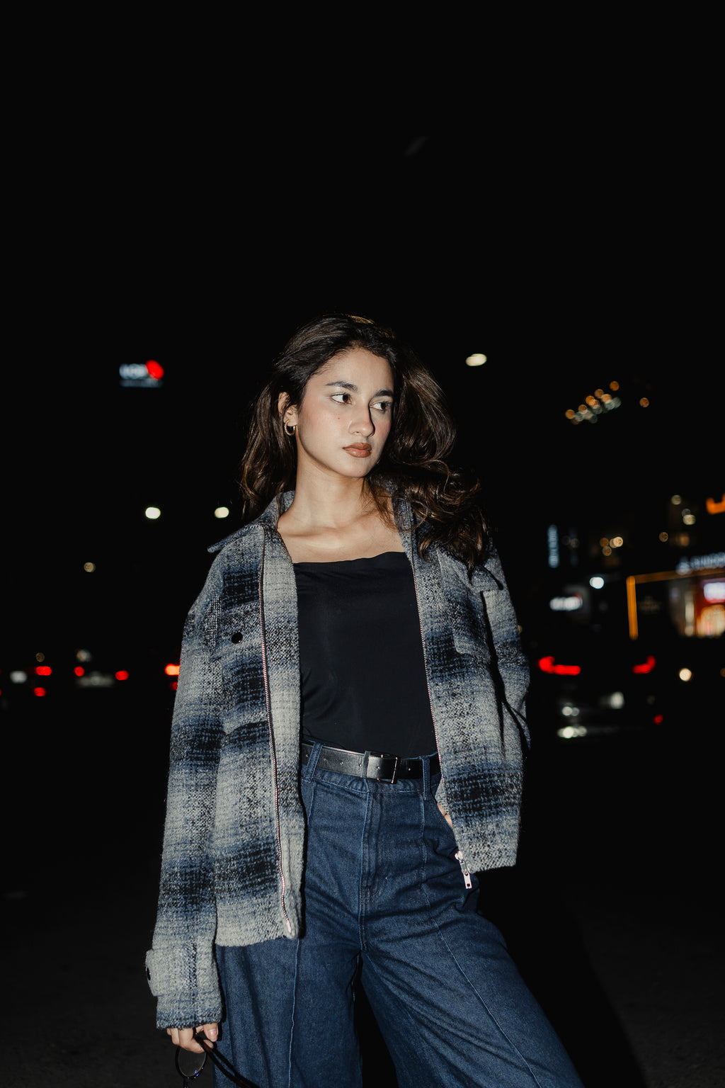 Reykjavík - Weave Textured Jacket For Unisex- Blue