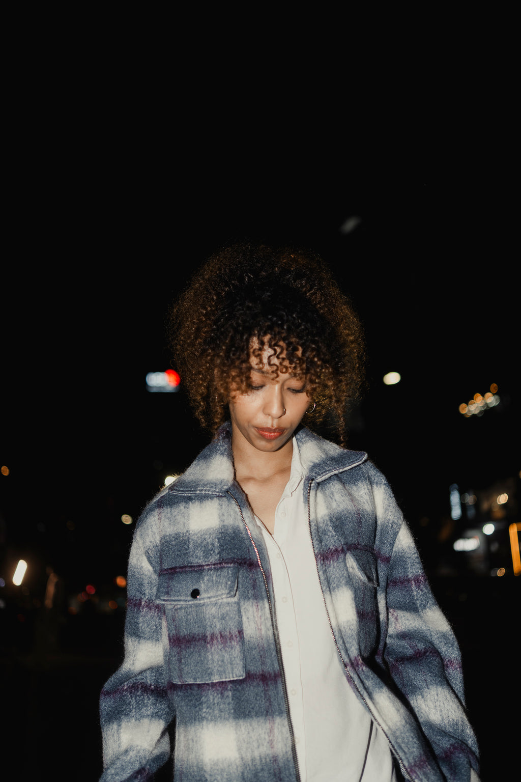 Oslo - Soft Brushed Jacket For Unisex- Blue