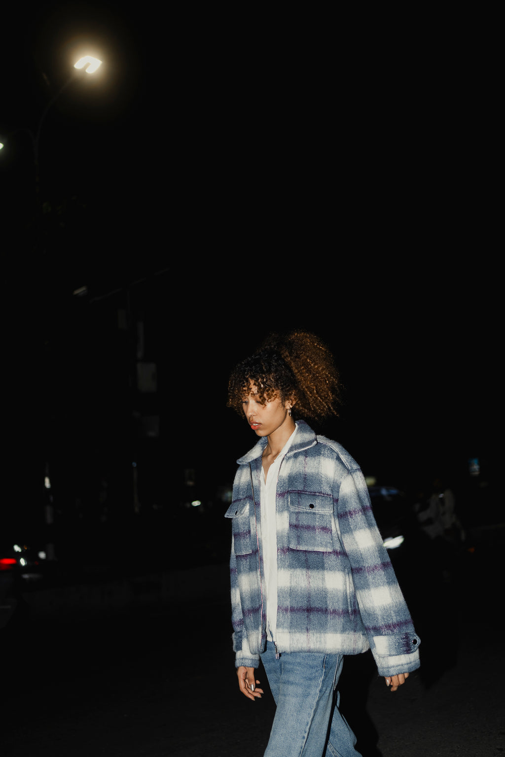 Oslo - Soft Brushed Jacket For Unisex- Blue