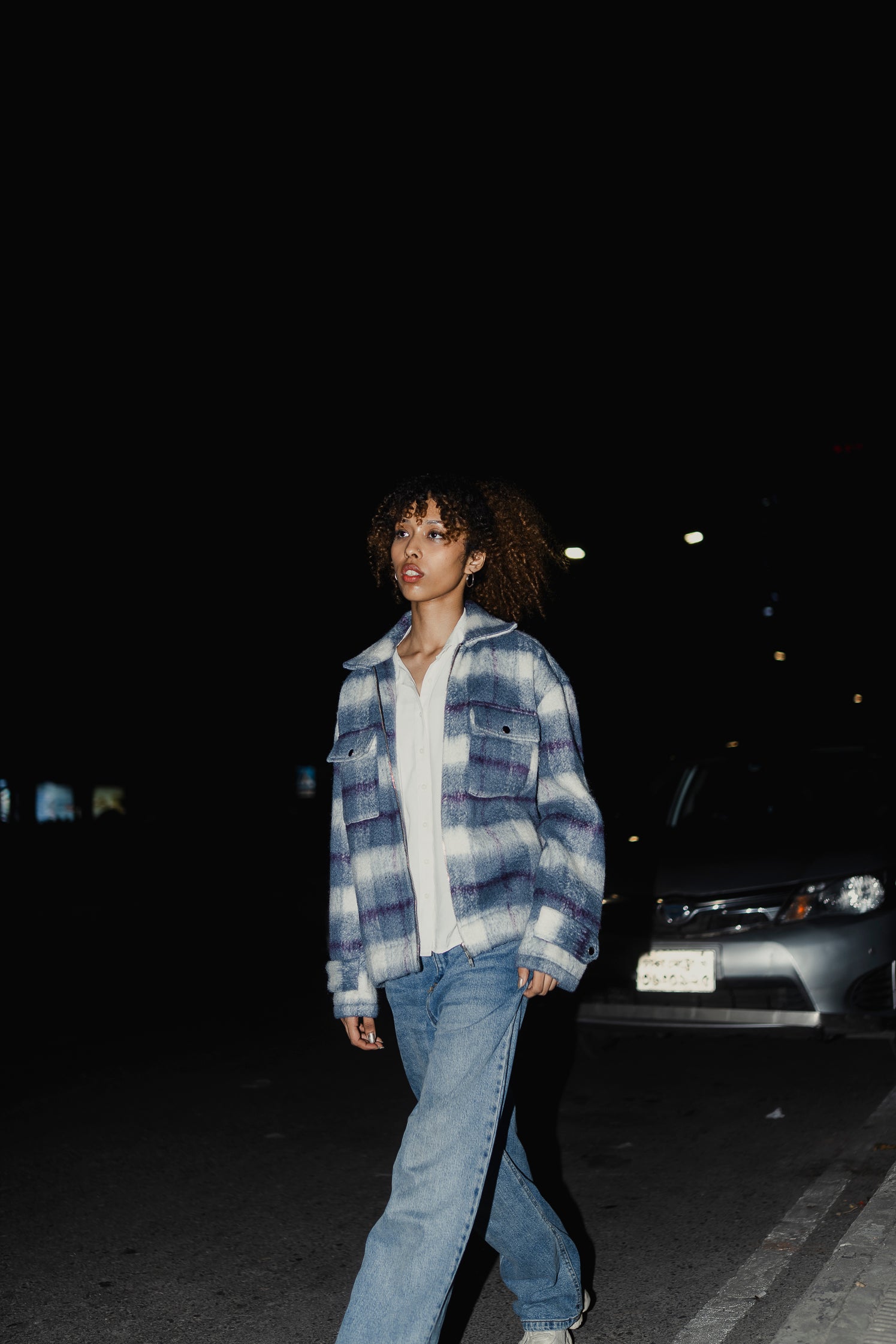 Oslo - Soft Brushed Jacket For Unisex- Blue