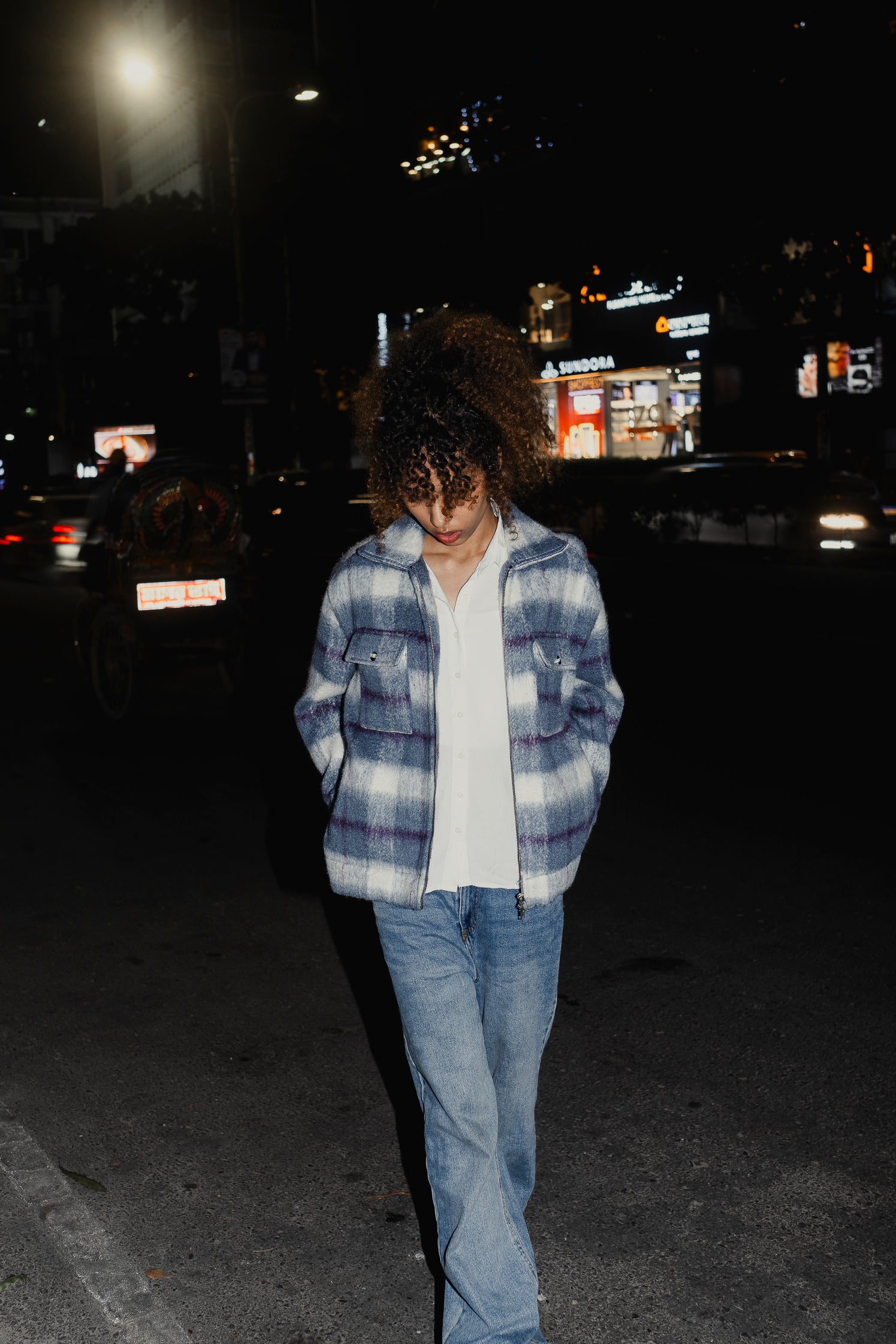 Oslo - Soft Brushed Jacket For Unisex- Blue