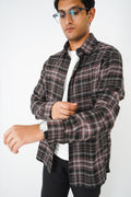 Flannel Shirt for Men - Moss & Black