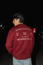 Copenhagen Crimson - FWP Scandi Academy Crew Knit Sweater - Unisex