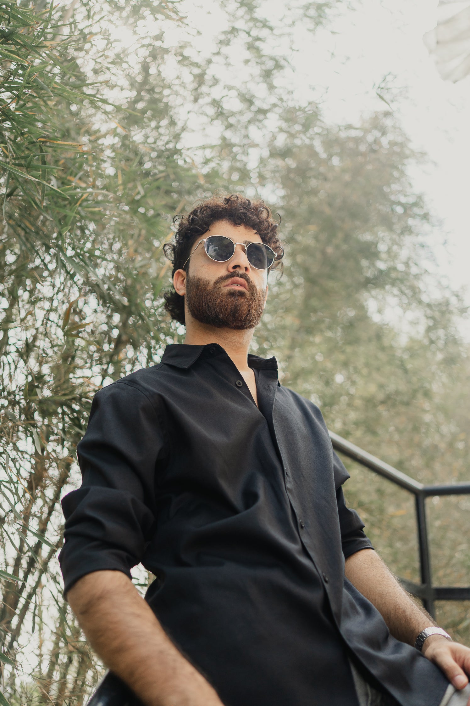 Oxford Shirt for Men - Black